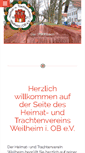 Mobile Screenshot of hut-weilheim.de