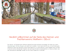 Tablet Screenshot of hut-weilheim.de